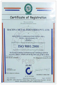 ISO 9001:2000 Certificate